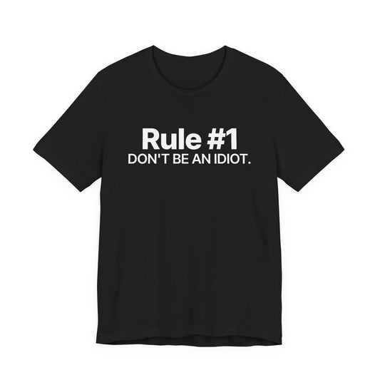 Rule #1 Tee – Black